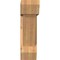 Ekena Millwork Traditional Slat Smooth Bracket w/ Offset Brace, Western Red Cedar, 7 1/2"W x 26"D x 26"H BKT0806X26X26TRA06SWR - alternate 4